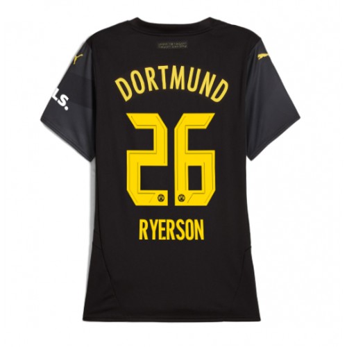 Fotbalové Dres Borussia Dortmund Julian Ryerson #26 Dámské Venkovní 2024-25 Krátký Rukáv